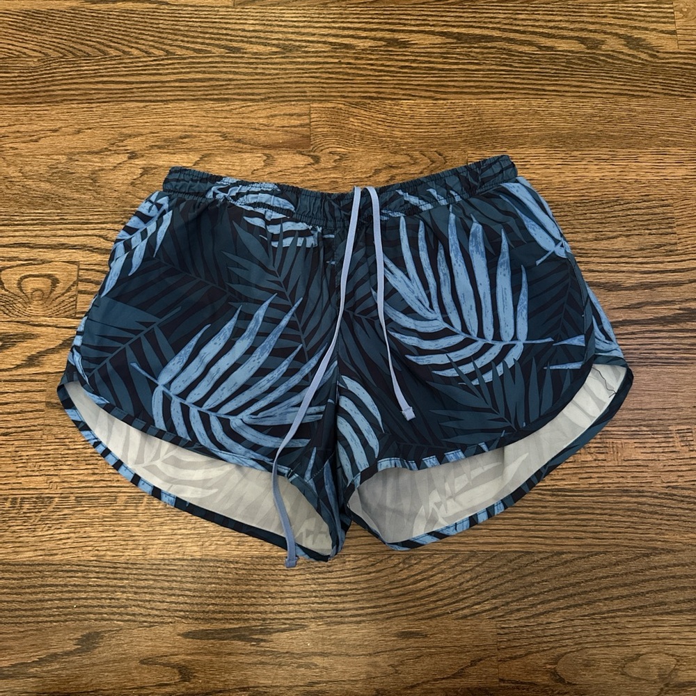 Women’s Old Navy Blue Camo Athletic Shorts
